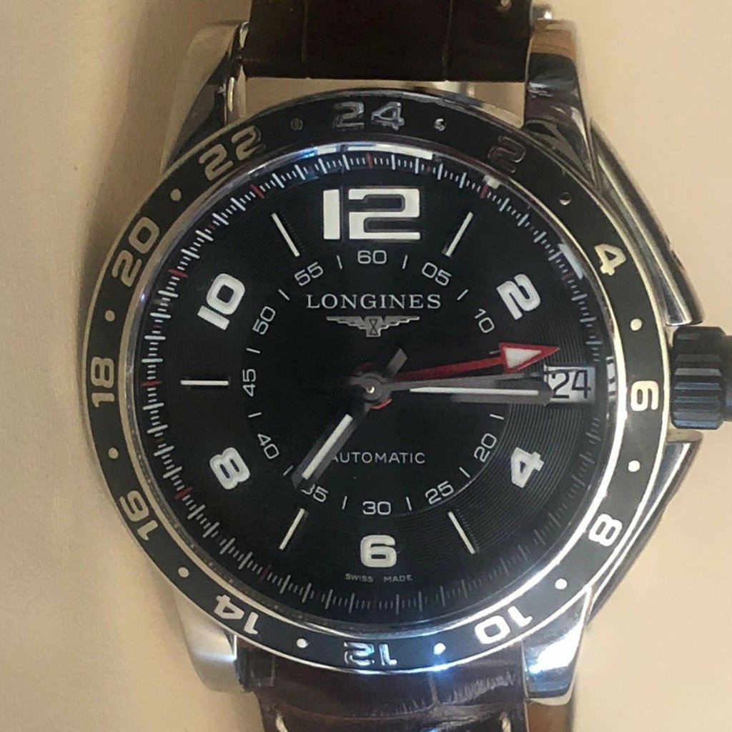 Longines Admiral Gmt Watch L36684560New